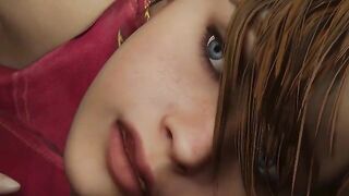 Resident Evil: The Secret Room Inner Thoughts - Claire Redfield tentacles in all holes