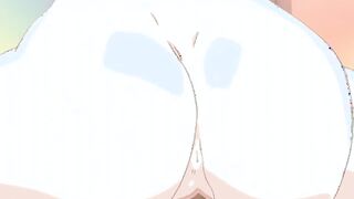 Boin Lecture 2 - Busty hentai students kiss while giving teacher a double boobjob