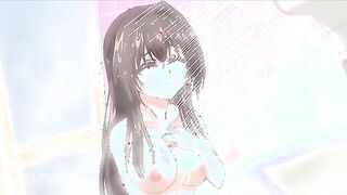 Price of a Secret #1 - Shoplifting hentai teen girl blackmailed into 3some with old pervy guys
