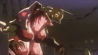 Alien From the Darkness - Tentacle monster invades all hentai lesbian space ship crew