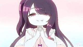 Mark Your Kiss - Busty girl with huge fucking hentai tits gets boobjob and creampie