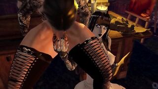 Mind If I Roll Need - Pirate futanari gives big ass gothic wenches a rough fuck