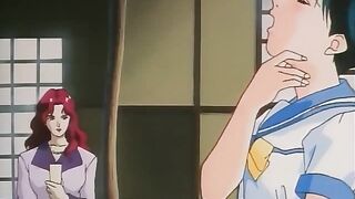 Twin Angels 1 - Hentai demon with tentacle hair fucks his slave harem
