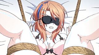 Bitch Teacher 4 ep6 - Petite redheaded hentai teacher is tied up and face fucked