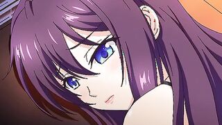 Bitch Teacher 4 ep4 - Busty anime teacher gives a quick handjob in the back of classroom