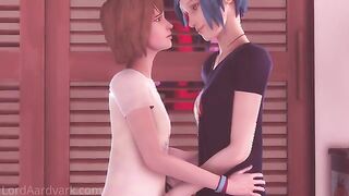 Taking Chances - Chloe Price goes down on Max Caulfield and licks her lesbian pussy