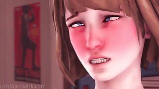 Taking Chances - Chloe Price goes down on Max Caulfield and licks her lesbian pussy
