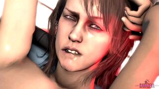 Metal Futa Solid - Quiet gets her face fucked while in restraints by futanari