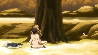 Good Night Only to You 4 - Virgin teen girl has her first hentai fuck in the woods