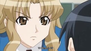 Good Night Only to You 1 - Stud fucks two hentai teens while people watch
