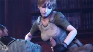 Doctor Feelgood - Rebecca Chambers treats her patient to a 3D handjob and cowgirl fuck