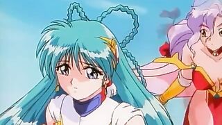 Can Can Bunny Extra 1 - Kenta fucks a hentai milf while daughter masturbates