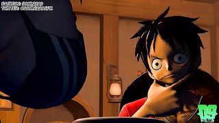 Nami Teaches Luffy What Sex Feels Like - Luffy Shoots A Huge Load Inside Nami'