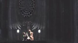 Dark princess dickgirl fucks hard a horny sexy girl in the castle