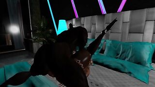 Kayla Got Served A King Sirleron - 3D blonde with huge tits takes BBC deep