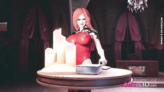 Gothic Futa (preview) - Sorceress summons demon futanari to fuck her