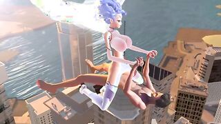 Skyjacked Absolution - Busty 3d angel gives a mid air blowjob and fucking