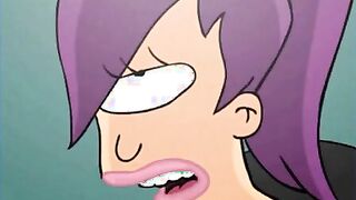 Leela Turunga is stuck in a hole and fucked from by behind by Fry