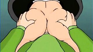 Leela Turunga is stuck in a hole and fucked from by behind by Fry