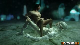 Creatures of the cave fucking gay warrior in ass