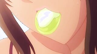 Mom's Friend Caught Me Stroking Myself - Busty hentai milf gets bent over the sink and fuc
