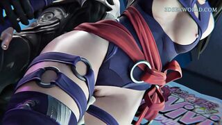 The Misunderstanding: Psylocke X Venom (3D Anime Porn)