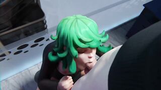 Tatsumaki Submissive Has Got Impressive Deepthroating Skills Full Video On Https://he