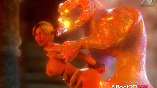 Desire Animaiton Pornography With Red-hot three dimensional Elves And Monsters Super hot Nymph Deepthroat
