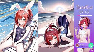 8 Anime Waifus, 1 Countdown Timer #two - Edging Contest, POINT OF VIEW Manga porn Compilation