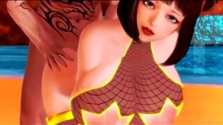 THREE DIMENSIONAL Manga porn Custom-made Chick with Huge Orb - Sensuous Ass-fuck Sesh-LGMODS pornography