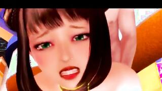 THREE DIMENSIONAL Manga porn Custom-made Chick with Huge Orb - Sensuous Ass-fuck Sesh-LGMODS pornography
