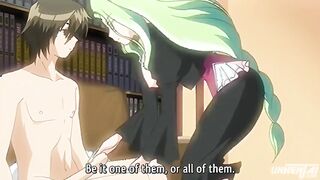 Big-titted Maid COUGAR Caught Plowing the Manager - Anime porn Uncensored [Subtitled] porno