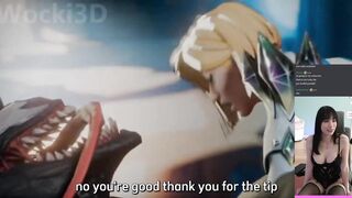 19 inches of VENOM. Emma Frost x Venom - Marvel Rivals Hentai