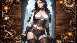Steampunk Stunners Slideshow AI