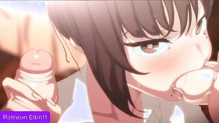 Higashiyama Kobeni Do Awesome Raw Oral job And Getting Jizz In Gullet \ Super-hot Chainsaw Boy Manga porn 60fps