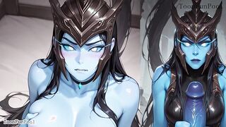 Massive Jugs Kalista manga porn from League Of Legends manga porn by Cartoon Joy Pool