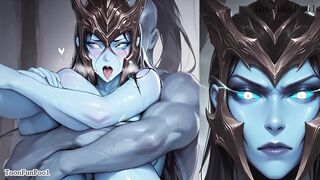 Massive Jugs Kalista manga porn from League Of Legends manga porn by Cartoon Joy Pool