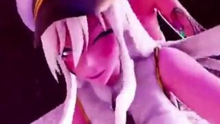 Futa Hermaphroditism Anal invasion Gang-fuck Giant Jizz flows THREE DIMENSIONAL Anime porn -