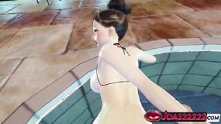 Good-sized Melons Kojuro In Pool THREE DIMENSIONAL Toon Ass fucking Nail Missionary Doggy-style In Water Underwater Hump Money-shot Rule34 Uncensored THREE DIMENSIONAL Manga porn Animated Porno
