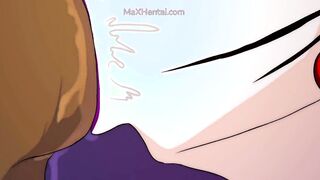Big ASS Chichi First Threesome with Two Big Black Cock (Cartoon Sex)