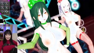 Reacting to Hentai MV - Crazy Re:Zero Orgy MV