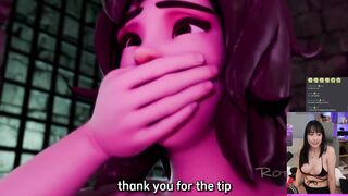 Dark Overwatch Hentai - Mei becomes a mindless slave who craves for sex