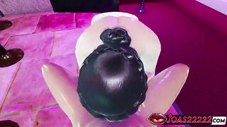 Flawless Assets Anime Lady Tamaki in Pool Manga porn - Molten Hand job Milking Huge Beefstick in Water, Muddy Suck off with Screams, and Deep-throat Cum-shot