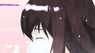Hentai - First Time in the Women's Bath: Hairy Pussy Touch in the Public Steam Room