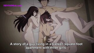 Hentai - First Time in the Women's Bath: Hairy Pussy Touch in the Public Steam Room