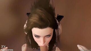 THREE DIMENSIONAL Porno Manga porn Big-chested Towheaded Inhale POINT OF VIEW Horny Blow-job Teaser