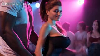Cuckold's Story ''Just one Dance Babe'' My Slutty WIFE in the Nightclub with BBC PT.1