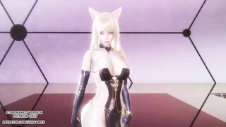 [MMD] HYO MINUTE - Cute Figure - Ahri Sumptuous Kpop Dance League of Legends Anime porn Uncensored 4K 60FPS