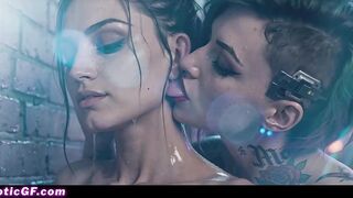 Panam Palmer x Judy Alvarez(Cyberpunk) Lesbians Licks And Kisses