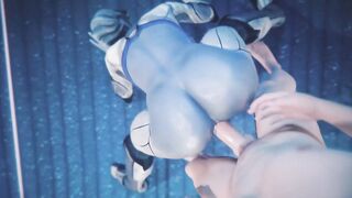 Standing here, i realaze, i am just poke Liara . Mass Effect